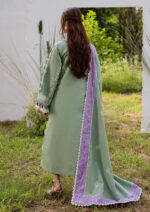 EID Collection parishay Embroidered lawn Three Piece D-2009 (lawn) - Image 4