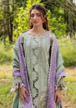 EID Collection parishay Embroidered lawn Three Piece D-2009 (lawn) - Image 2