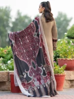 BIN ILYAS Embroidered lawn Three Piece BIL-05 - Image 2