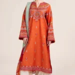 Crossstitch Embroidered lawn Three Piece CS-13