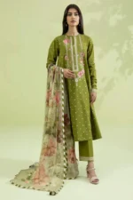 Sapphire Embroidered Dhanak Three Piece SPL-923