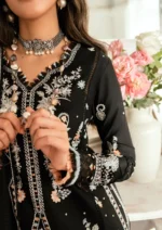 EID Collection Qalamkar Embroidered lawn Three Piece QL-1050 - Image 2