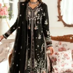 EID Collection Qalamkar Embroidered lawn Three Piece QL-1050