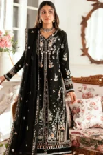 EID Collection Qalamkar Embroidered lawn Three Piece QL-1050