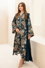 Baroque D-793 Printed three piece suit