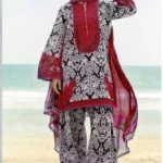 Zainab chotani Embroidered lawn Three Piece ZC-6688