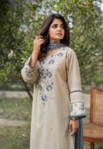 Asim jofa Embroidered Three Piece Lawn HS-142 - Image 2