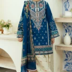 Zarashahjhan Embroidered lawn Three Piece COCO-721