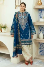 Zarashahjhan Embroidered lawn Three Piece COCO-721