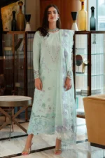 EID Collection Mushq Embroidered lawn Three Piece D-203