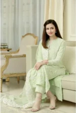 Bareeze D#30 Pista Embroidered Three Piece Lawn Collection - Image 2