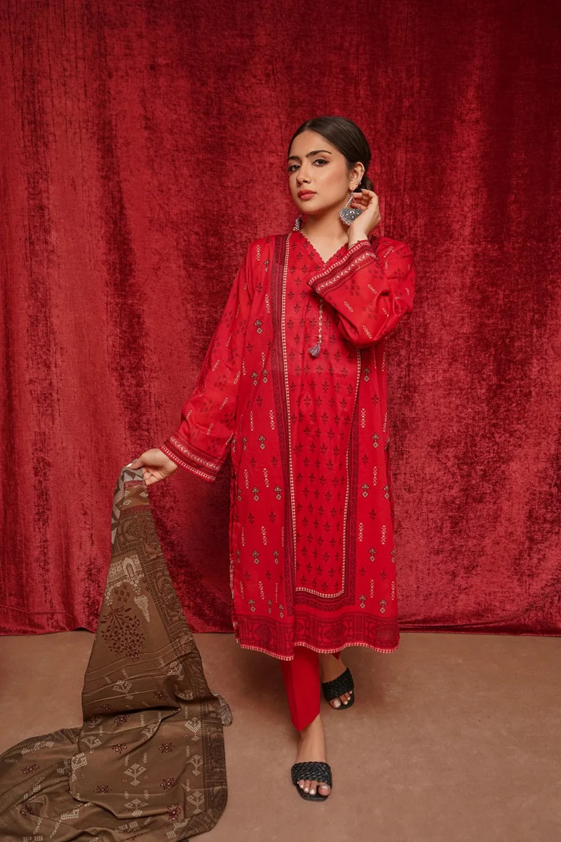 a3bd9a35-07ec-4a6f-836e-59ee90929ad9 Urge khaddar Printed 3PC (D-601) - Image 1