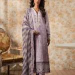 Cross Stitch Embroidered lawn Three Piece CS-83