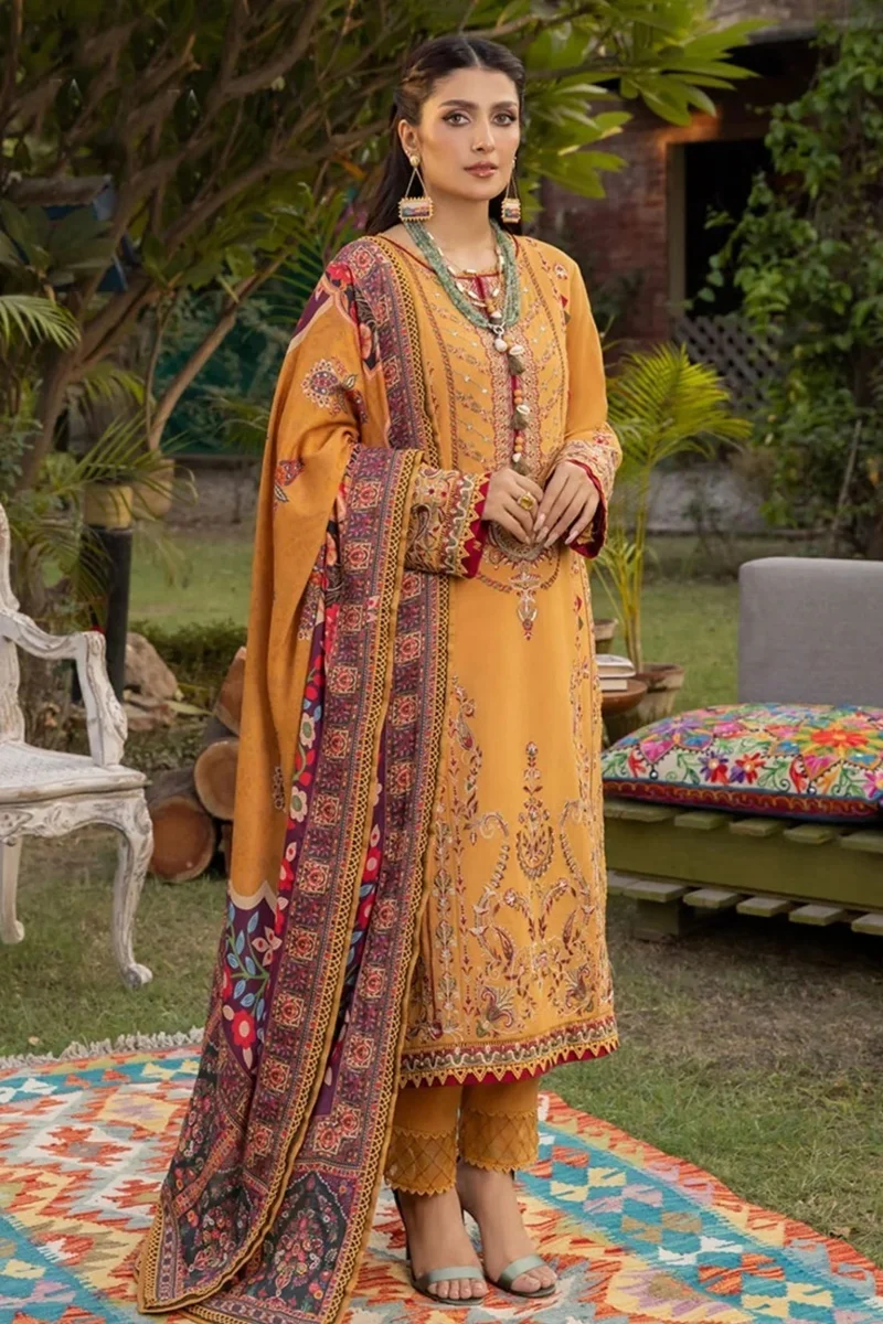 d58709ba-3648-4ac5-83ff-11948dbc4540 Asim Jofa Embroidered lawn Three Piece AJ-30 - Image 1