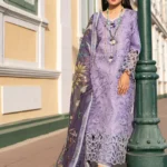 Mushq Embroidered lawn Three Piece MQ-23