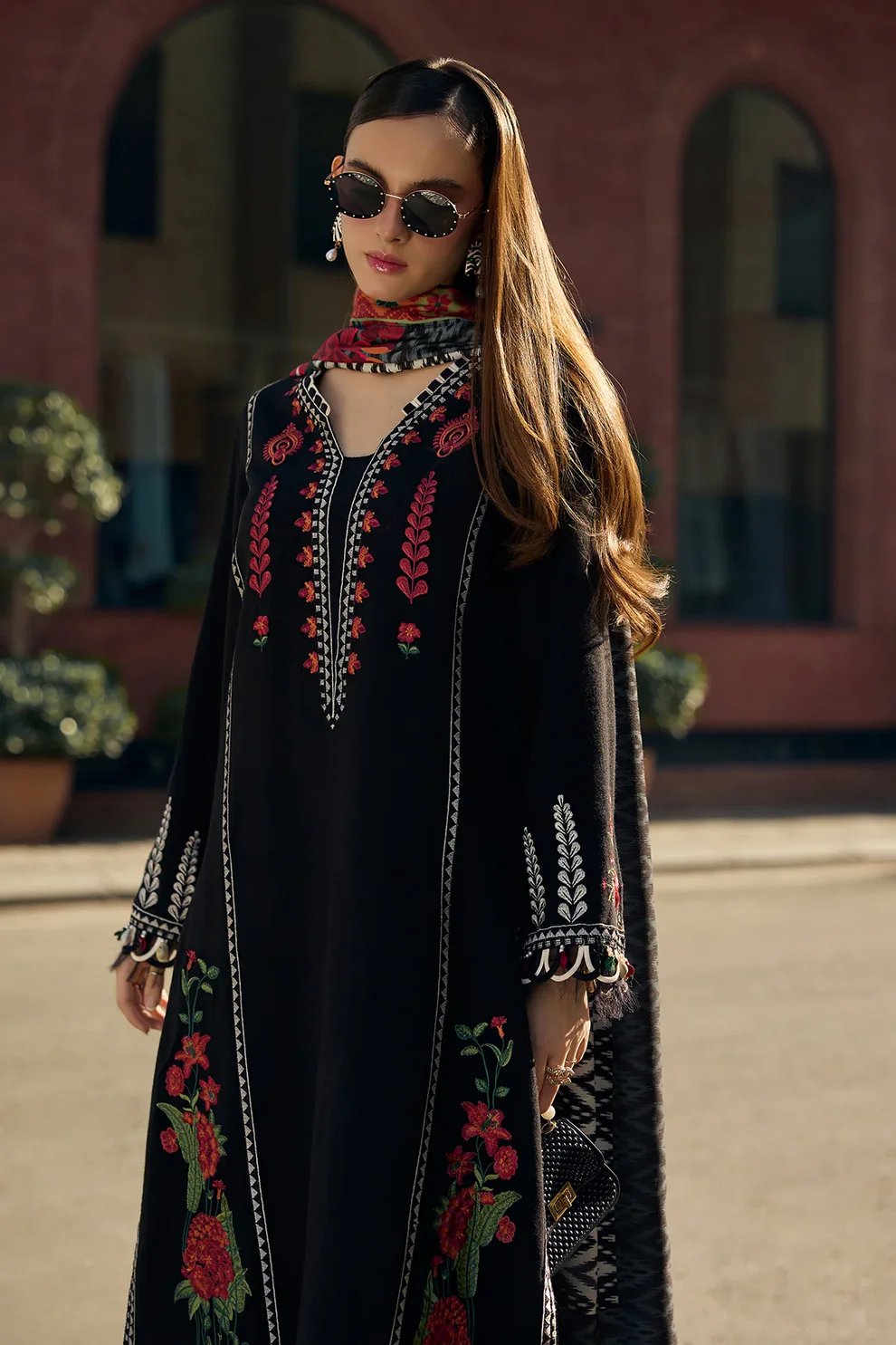 web_35_5cd4598b-e2d0-43cb-964a-97054f42c032 Charizma CH-255 Embroidered Lawn Three Piece Summer Collection - Image 1